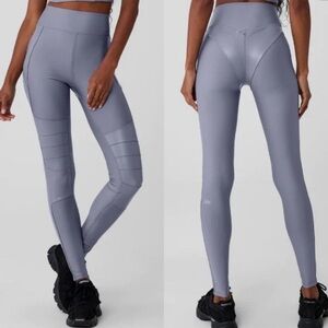 ALO Yoga Airlift Winter Supermoto Light Purple Leggings